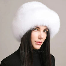 Load image into Gallery viewer, Women’s Faux Fur Knit Beanie