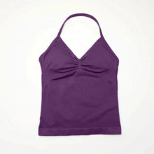 Load image into Gallery viewer, NCLAGEN Impact Longline Strappy Top Sports Yoga Vest Women's Fitness Tank Top Gym Beautiful Open Back Bra Running Workout Halter