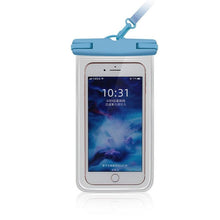 Load image into Gallery viewer, Gray Drop Resistant Waterproof Bag For Mobile Phones Under 6.9 Inches Plastic Mobile Phone Waterproof Case Diving Seal Phone Case Waterproof Pouch Phone Underwater Case 35m