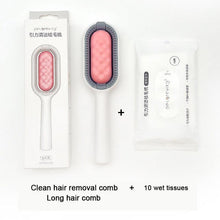 Load image into Gallery viewer, Cat Cleaning Comb Cat Hair Remover to Remove Floating Hair Sticky Fur Universal Pet Grooming Brush for Cat Dog Paired with Wipes Pet Cleaning Hair Removal Comb For Massaging And Removing Loose Hair