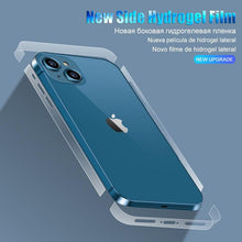 Load image into Gallery viewer, Full Cover Back Film For iPhone 13 12 Pro Max Mini Mobile Phone Accessories Side Film Not-Screen Protector Glass Ultra Thin Transparent/Matte Side and Back Film Anti-Scratch Border Sticker