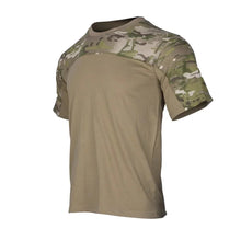 Load image into Gallery viewer, Mens Camouflage Shirts Tees Tactical Combat Shirt Hunting Clothes Tops Workout Clothing Outdoor Breathable Camo T Shirt