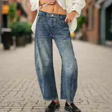 Load image into Gallery viewer, Women’s Mid Rise Wide Leg Jeans
