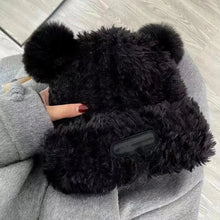Load image into Gallery viewer, Letter Bear Ears Knitted Woolen Hat – Cute Cat-Ears Beanie for Women