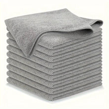Load image into Gallery viewer, 5/10/20pcs Kitchen Towel, Ultra-fine Fiber Light Gray Cleaning Cloth Set, Absorbent, Soft And Stain-removing Cloth