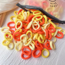 Load image into Gallery viewer, 20/50pcs Kids Elastic Hair Bands Girls Sweets Scrunchie Rubber Band for Children Hair Ties Clips Headband Baby Hair Accessories