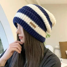 Load image into Gallery viewer, Unisex Stacking Knitted Beanie Cap – Winter Warm Striped Hip-Hop Bonnet Hat