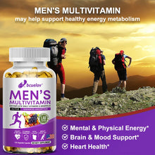 Load image into Gallery viewer, Men's Daily Multivitamin - 22 Vitamins & Minerals, Dietary Supplement for Immunity, Energy, Digestion, Skin, and Overall Health