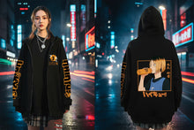 Load image into Gallery viewer, 🏐 Haikyuu!! Karasuno High School Zip-Up Hoodie – Unisex Anime Streetwear
