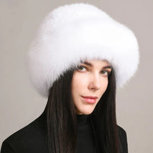 Load image into Gallery viewer, Women’s Faux Fur Knit Beanie