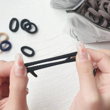 Load image into Gallery viewer, 20/50pcs Kids Elastic Hair Bands Girls Sweets Scrunchie Rubber Band for Children Hair Ties Clips Headband Baby Hair Accessories