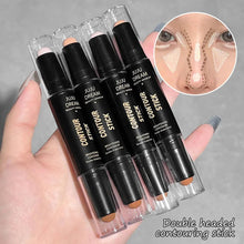Load image into Gallery viewer, Double Ended Dual Purpose High Light Trimming Stick Three Dimensional Contour Nose Shadow Facial Shape Brighten and Trim