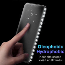 Load image into Gallery viewer, 3PCS Matte Film For iPhone 14 13 12 11 Pro Max Mini Frosted Screen Protectors For iPhone X XR XS Max 6S 7 8 Plus SE3/2 Full HD Curved Edge Liquid UV Tempered Glass Exclusive Solution for Ultrasonic Fingerprint