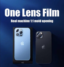 Load image into Gallery viewer, 3D HD Back Camera Glass Protectors for iPhone 13 11 12 Pro Max 13Mini Lens Protective Glass Film on IPhone 14 13 PRO MAX XS XR Tempered Glass Lens Protector Anti-Bubble Anti-Scratch Camera Lens Protector