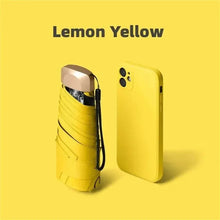 Load image into Gallery viewer, 1Pc 55% Off Mini Sun Umbrella Pocket Rain Umbrella Vinyl Folding UV Ultraviolet Protection Sun Shade Pocket Parasol Capsule