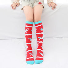Load image into Gallery viewer, Colorful Embroidered Knee High Socks for Girls