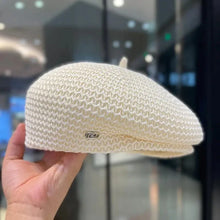 Load image into Gallery viewer, Women’s Pleated Paper Straw Beret