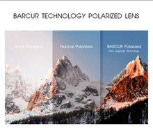 Load image into Gallery viewer, BARCUR Polarized Sunglasses for Men – Trendy UV400 Gradient Lens Oval Comfortable Frame Sports Driving Hiking Fishing Outdoor Fashion Eyewear with Durable Stainless Steel Frame – Casual Apparel Accessory Gift for Him