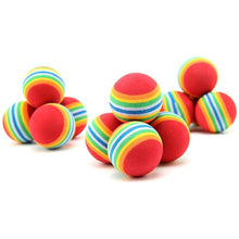 Load image into Gallery viewer, Cat Toy Interactive Ball Toys For Cats Funny Cat Rainbow Balls Kittens Pet Funny Toys Safety Material Pet Toys Creative Cat Teaser Ball Cat Plaything Cat Elastic Ball for Pet