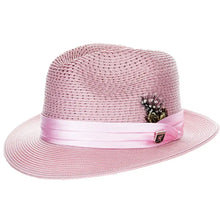 Load image into Gallery viewer, Stacy Adams Dublin- Milan Straw Fedora Hat