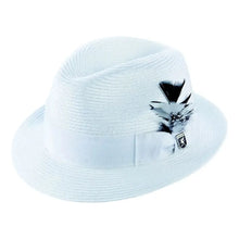 Load image into Gallery viewer, Stacy Adams Belmont - Straw Fedora Hat