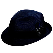 Load image into Gallery viewer, Stacy Adams Belmont - Straw Fedora Hat