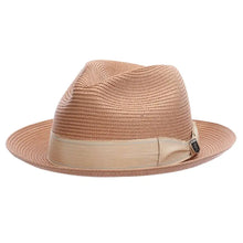 Load image into Gallery viewer, Stacy Adams Moore - Straw Fedora Hat