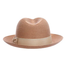 Load image into Gallery viewer, Stacy Adams Moore - Straw Fedora Hat