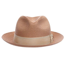 Load image into Gallery viewer, Stacy Adams Moore - Straw Fedora Hat