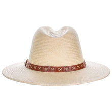 Load image into Gallery viewer, Scala Leon - Panama Straw Fedora Hat