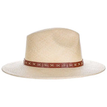 Load image into Gallery viewer, Scala Leon - Panama Straw Fedora Hat