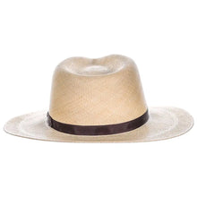 Load image into Gallery viewer, Scala Belloso - Panama Straw Fedora Hat