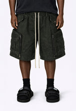 Load image into Gallery viewer, DRAWSTRING JUMBO POCKET CARGO SHORTS