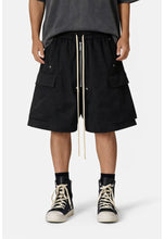 Load image into Gallery viewer, NOIR DRAWSTRING SHORTS
