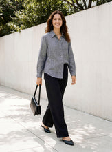 Load image into Gallery viewer, 100% Linen Relaxed Drop Shoulder Pocket Shirt ASTER