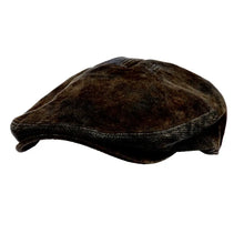 Load image into Gallery viewer, Scala Hood - Leather Flat Cap