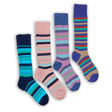Load image into Gallery viewer, Spectrum Stripes Dress Sock Bundle