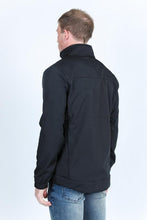 Load image into Gallery viewer, Mens Aztec SoftShell Concealed Carry Water-Resistant Jacket - Black