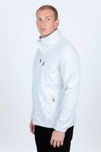 Load image into Gallery viewer, Mens Aztec Softshell Water-Resistant Jacket - White