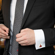 Load image into Gallery viewer, Star Trek Klingon Cufflinks