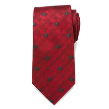 Load image into Gallery viewer, Star Trek TNG Red Delta Shield Men's Tie