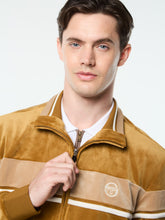 Load image into Gallery viewer, Damarindo Velour Track Jacket- Bronze Brown