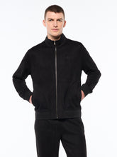 Load image into Gallery viewer, Camoscio Track Jacket- Black Beauty