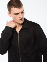 Load image into Gallery viewer, Camoscio Track Jacket- Black Beauty