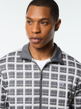 Load image into Gallery viewer, Damarindo Check Track Jacket- Quiet Grey