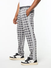 Load image into Gallery viewer, Damarindo Check Track Pant- Quiet Grey