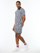 Load image into Gallery viewer, Damarindo Check Polo- Maritime Blue