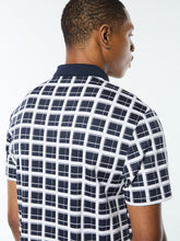 Load image into Gallery viewer, Damarindo Check Polo- Maritime Blue