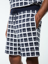 Load image into Gallery viewer, Damarindo Check Short- Maritime Blue