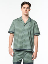 Load image into Gallery viewer, Quadretto Cabana Shirt- Duck Green